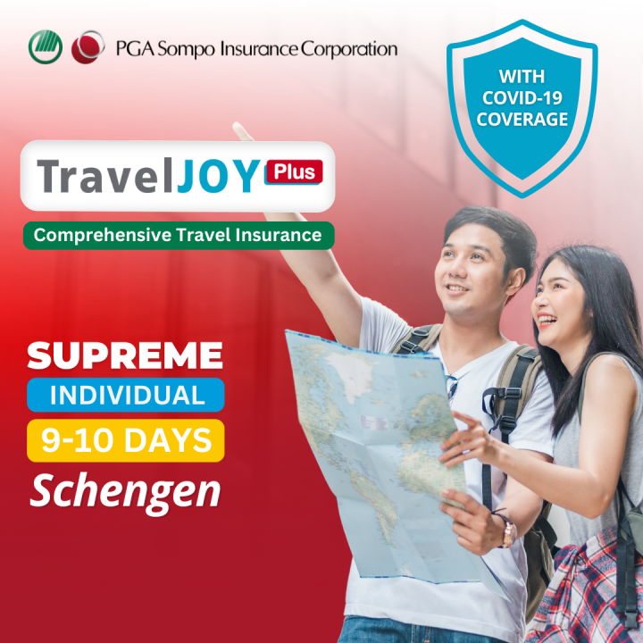 TravelJOY Schengen Supreme 9-10 Days (Travel Insurance)