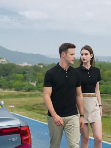 High-end summer collection POLO Customized workwear with a turn-down collar T T-shirt print logo Embroidered short-sleeve corporate workwear