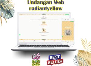 undangan website undangan online undangan digital tema radiantyellow