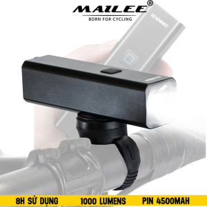 Đèn xe đạp độ sáng 1000 lumen pin dung lượng cao 4500mAh chất liệu vỏ nhôm chống nước IP66 có hỗ trợ pad gắn treo (2 phiên bản tùy chọn) - KAVISOTA