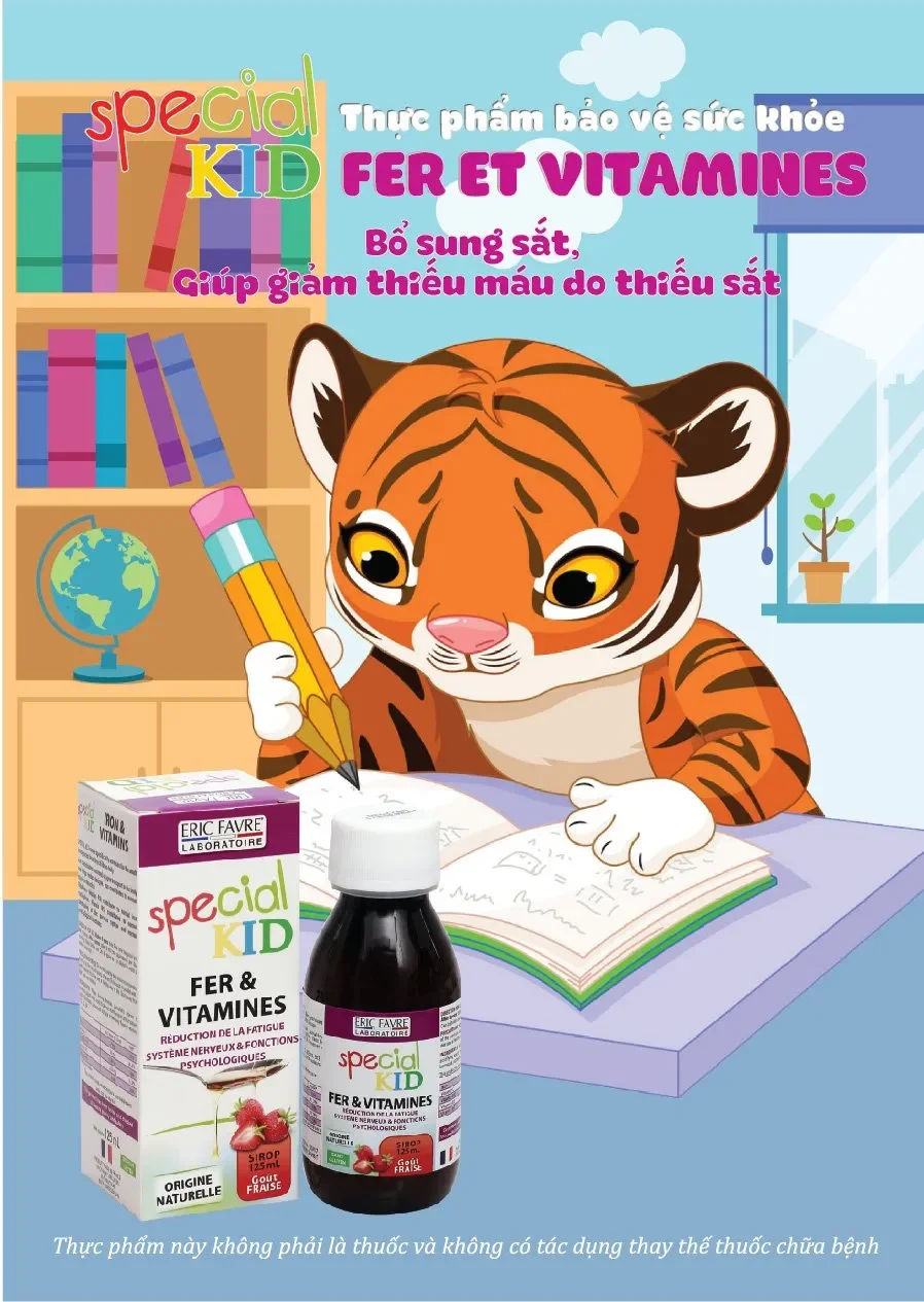 Siro Special Kid Fer Et Vitamines - Bổ sung sắt cho trẻ - Chai 125ml:5855