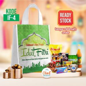 ISI 5 pcs READY STOCK UKURAN JUMBO Tas Bingkisan Lebaran Tas Parcel Hari Raya Idul Fitri