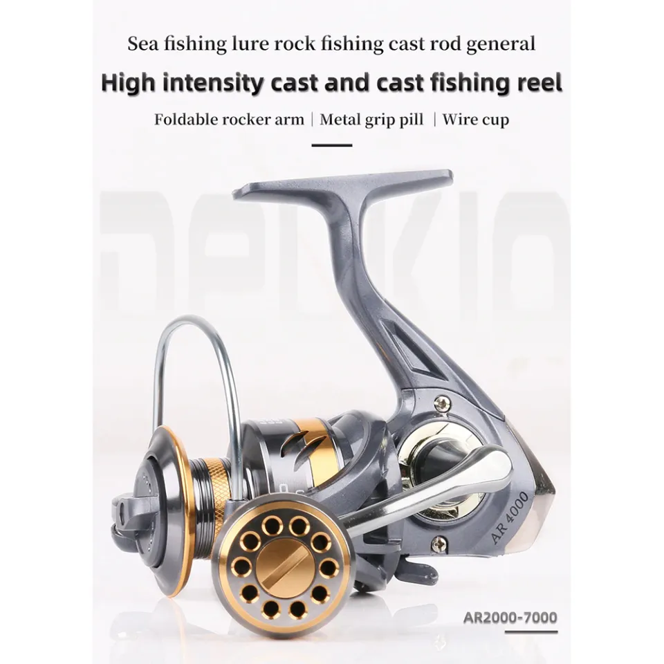 PROMO Reel Pancing Gold Sharking NX6000 Metal drag 12kg- 5.2:1 Gear Ratio  Terkuat Termurah REEL SHIMANO FUGU DAIWA SILVER RAYS REL LAUT REL GALATAMA  REEL LAUT REEL GALATAMA REEL TERKUAT REEL POWER