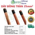 Cáp đồng trần tiếp địa tiết diện 10mm2 16mm2 25mm2 35mm2 50mm2 70mm2. 