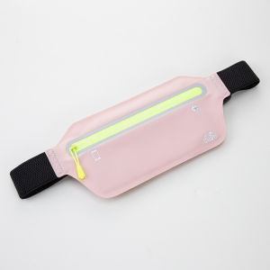 OLIKEI Ultra-Thin Waterproof Running Belt Bag for Women Outdoor Sports Waist Bags Fitness Jogging Fanny Pack Slim Invisible Waist Pouch