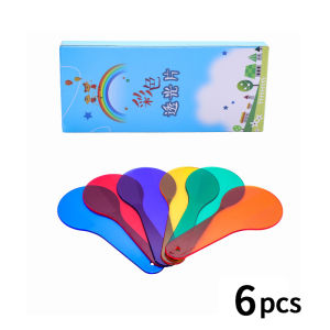 Color Paddles Transparent Color Paddles Color Learning Optics Color Filter Plate Montessori Educational Science Educational Painting Color Drawing Cognition Science EducationColor Science