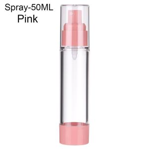 FEELDG 15/30/50ml Xách tay Công Cụ trang điểm Chăm Sóc da Bơm lại Chai Container rỗng Chân không Chai Phun Kem Dưỡng Da