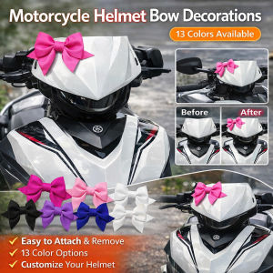Motorcycle Helmet Bow Decoration Waterproof 3D Bow Electric Bike Helmet Accessories Car Body Decoration 摩托车头盔装饰蝴蝶结
