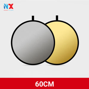 Tấm Hắt Sáng Chụp Ảnh Tròn Kích Thước 110cm 1 tấm 2 màu Vàng Bạc chụp hình chuyên nghiệp