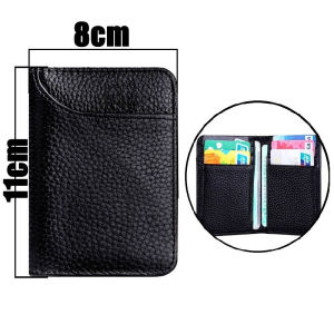9 Pocket Ultra-Thin Texture Multi Functional Card Wallet Business Credit Card ID Foldable Leather