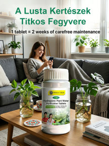 🌱 Water Film Hydroponic Water Purifying Tablet / Easy Use Water Film For Indoor Plants / Aquatic Plant Water Cleaning Odor Control / Water Film [German Black Technology] Hydroponic Plant Water Purifying Tablet