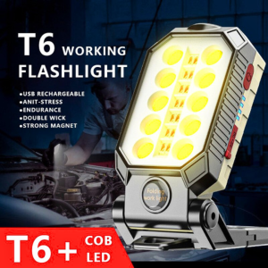 READY GZLIDY Senter Camping Lampu Emergency Darurat Kerja LED super terang Portable COB 2000 Lumens