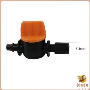 Digeo Mini Valve For 4/7mm Hose Irrigation Water Flow Control Valve With Barb
