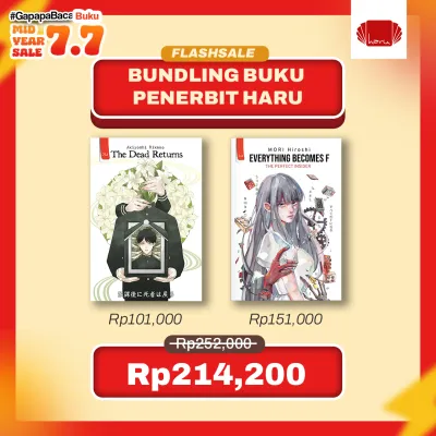 BUNDLING BUKU HARU - Everything Becomes F - Mori Hiroshi & The Dead Returns - Akiyoshi Rikako