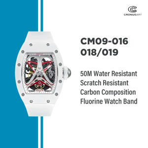 CRONUS ART Watch CM09-016 / 018 / 019 Sapphire Glass Sports Car Series -  Automatic Carbon Case 50M Water Resistant