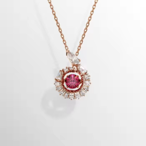 SWAROVSKI Luxury Fashion (New) Silver Snake Mixed Cut Snake White Gemstone Pendant Necklace S925 Sterling Silver Womens Fashion Necklace