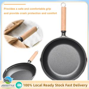 Jocestyle Iron Frying Pan Pre-Seasoned Chefs Pan Fry Pan for Frying Baking Grilling Indoor Outdoor Cooking