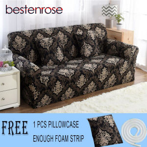 Bestenrose 1/2/3/4 Seater Sofa Slipcover Stretch  Soft Couch Cover Professional Non Slip Quilted Pet Sofa Protector Cover