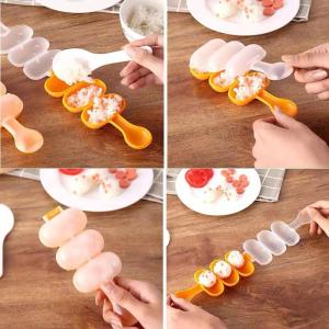 Cetakan Nasi Bento Bulat Bola + Centong Nasi Cetakan Bento Rice Ball Shaker Mold