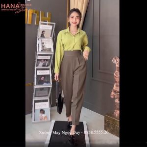 Quần Baggy Cạp Cap Chữ V Chất liệu cao cấp lên form đẹp-Mã 333