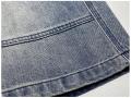 IELGY Quần soóc rộng mùa hè của quần đùi denim nam khâu. 