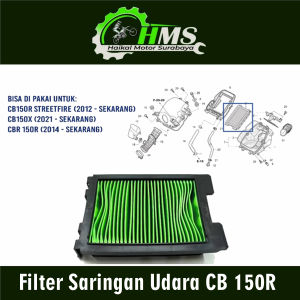 Filter Saringan Udara CB 150R - Saringan Hawa Udara Screen Cleaner Honda CB 150 R CBR 150 CB 150X