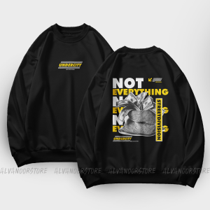 Crewneck Jaket Pria Wanita Basic Hoodie Sweater Bahan Tebal Gambar Sablon Distro Keren 004