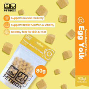 Petibox Freeze Dried Pet Treats Pure Meat High Protein Healthy Snacks All Natural Single Ingredient Pet Food Meal Topper Training Reward Appetite Booster No Preservatives Nutritious Treats for Dogs and Cats