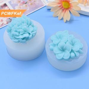 【PCWFKef】 Hoa Cẩm chướng Hoa Silicone Bánh Khuôn 3D Kẹo Kẹo Kẹo Cupcake Thạch Sô Cô La Bánh Trang Trí Nhà Bếp Baking Công Cụ Khuôn Mẫu
