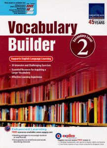 แบบฝึกหัดคำศัพท์ภาษาอังกฤษ ม.2 Vocabulary Builder Secondary Level 2