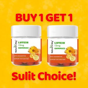 Natures Key Lutein Gummies for Eyes Clear Vision daily Vitamin Boost suitable for all ages -  (30PCS Individually packed)