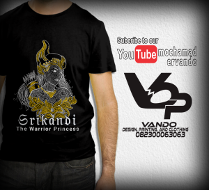 KAOS WAYANG SRIKANDI 2 / KAOS PRIA DISTRO / KAOS JAWA / KAOS MURAH