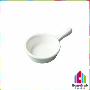 Homehub Creative Ceramic Mini Seasoning Dish with Single Handle 9.9*6.2*2.8cm