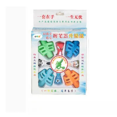 [🇵🇭 Stock&COD] 4Pcs/Set Pencil Handle Grips Soft Silica Pencil Holder Writing Training Correction Tool For Kids