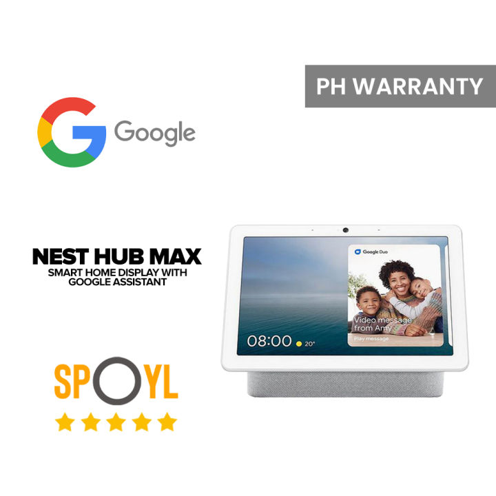 Google Nest Hub Max Smart Home Display With Google Assistant - Spoyl ...