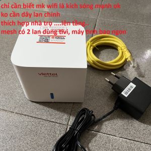 Mesh WIFI Viettel ĐÃ UNLOCK H196A wifi 2 băng tần UNLOCK Xài đa mạng Fpt/Vnpt/Viettel. KO CẦN DÂY LAN CHÍNH