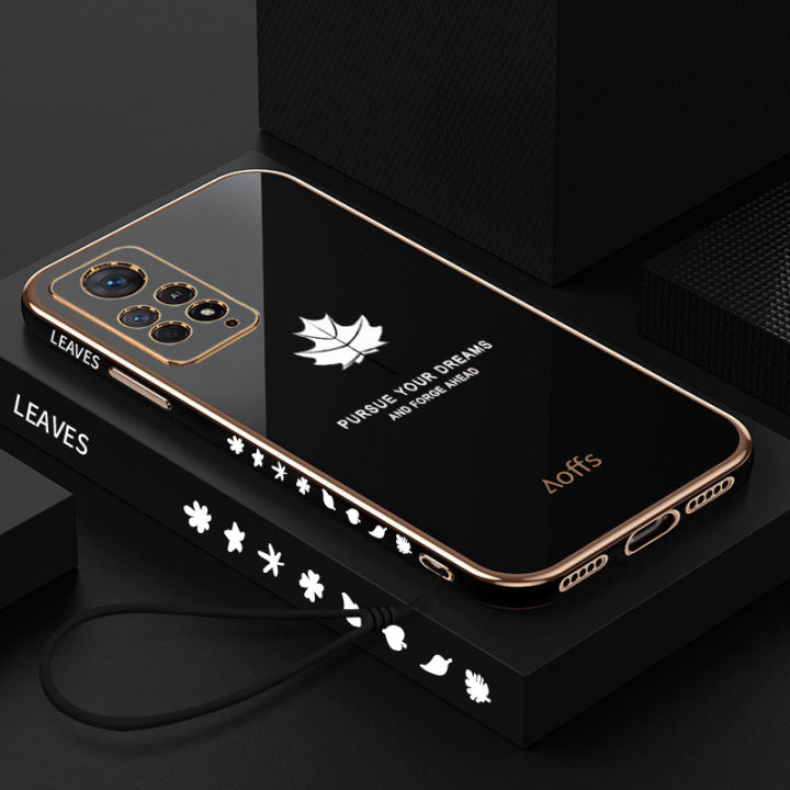 Trường hợp Redmi Note 11S 11pro 4G 5G Thiết kế mới lá phong Điện thoại mềm trường hợp cho Redmi Note 11S Lưu ý 11 Pro 2201116tg 2201117sg 21091116i 2201116sg