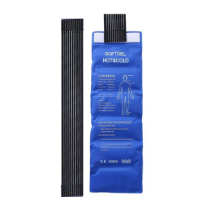 1Pc Wearable Ice Pack For Hot And Cold Compress Blue Adjustable Ice Pack Gel Reusable Pain Relief