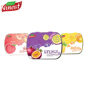 Ninest🍬Mint Candy ลูกอมมินต์ 3รส เย็น หอมสดชื่น ดับกลิ่นปาก แก้ง่วง ลูกอมรสผลไม้ เม็ดจิ๋วแต่แจ๋ว เย็นสดชื่น ลูกอมมินท์