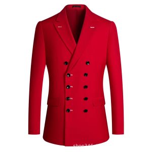GUKENRO Blazer For Men Pure Color Plus Size American Design Professional Office Business Evening Dinner Classy Male Suit