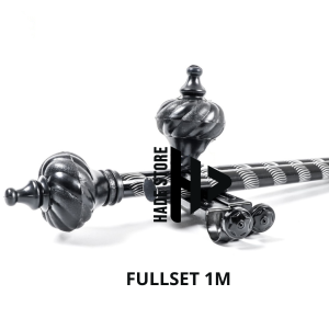 besi gorden fullset 2m dan 15m gold tiang gordyn 2meter hitam tombak fullset batang full set