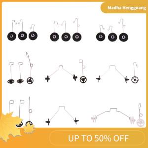 Madha 1Set Foam Hand Throwing Glider Landing Gear Kit with Wheel Airplane Accessories