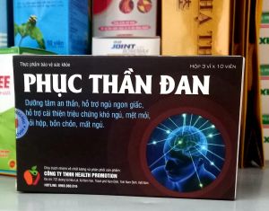 phục thần đan - Giúp dưỡng tâm  an thân  dễ ngủ  ngủ ngon giấc  sáng dậy tỉnh táo  cải thiện tình trạng khó ngủ  mất ngủ  bồn chồn -hộp 30 viên