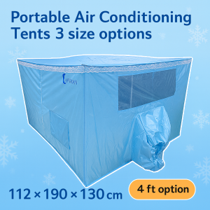 แอร์มุ้ง ช่องใหญ่ วิมานแอร์ มุ้งแอร์ สำหรับ แอร์ 3000 Btu ขึ้นไป ใช้เก็บความเย็นจากเครื่องปรับอากาศแอร์เคลื่อนที่