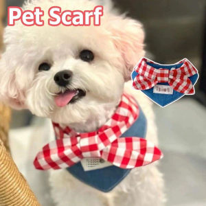 Pet Scarf Cute Cat Dog Triangle Scarf Waterproof Pet Towels Puppy Kitten Cloth Decor Pet Clothes