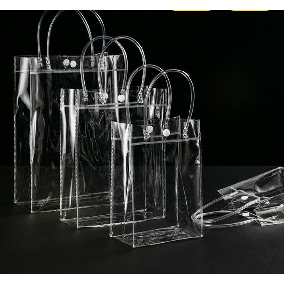 Túi xách mua sắm bằng nhựa PVC trong suốt chống thấm nước cao cấp tiện ...