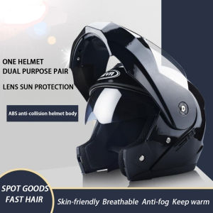 NW helmet motorcycle full face Icc sticker uncovered design high-definition anti-fog dual-lens windproof and sunscreen road helmet