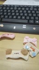 Evelyn 2 Styles 5CM Plush Doll Clothes Set Outfit Kawaii Animal Doll Clothing Accessories hairbandClothes Trendy Clothing Girl Gift Love and Deepspace Honkai: Star Rail