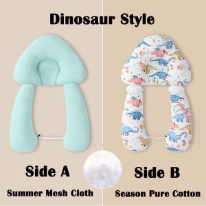【3 STYLES】Anti Flat Head Baby Shaping Pillow with Bolster Comfort Toddler Pillow Newborn Cotton Bantal Bayi