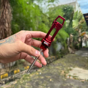 Tutup Oli Jarum Panjang Spirit CNC Variasi Fast Bikes Universal Beat Vario Scoopy PCX Nmax Supra Vixion